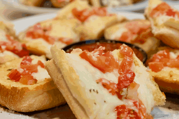 Asiago Bruschetta Appetizer at Broadway Pizzeria & Ristorante