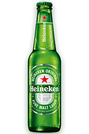 Heineken Beer Bottle 12 oz