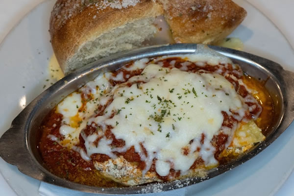 Lasagna with meat sauce Entree at Broadway Ristorante and Pizzeria