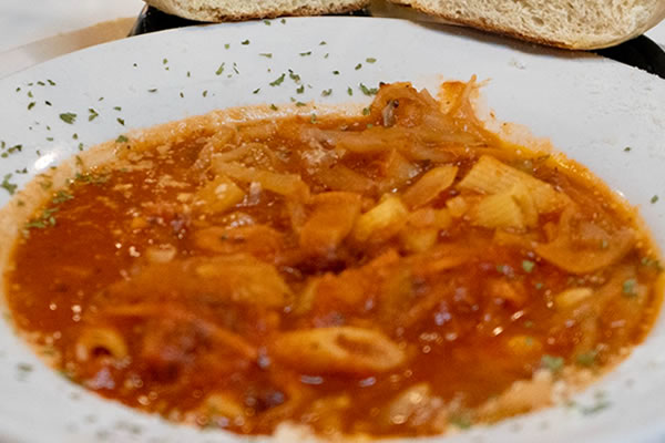 Minestrone Soup at Broadway Ristorante and Pizzeria