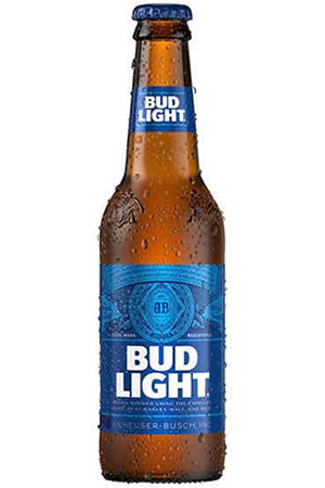 Bud Light Beer Bottle 12 oz