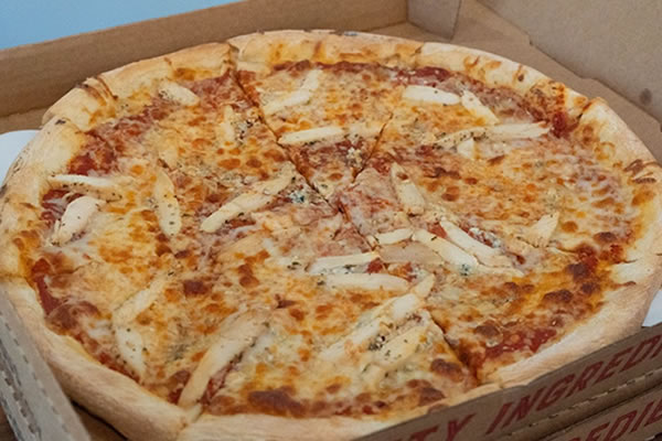 Buffalo Chicken Pizza at Broadway Ristorante and Pizzeria