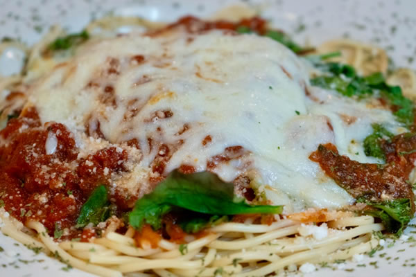Chicken Florentine at Broadway Pizzeria & Ristorante