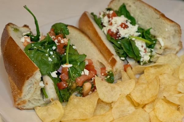 Chicken Pesto sub and sandwich at Broadway Ristorante and Pizzeria