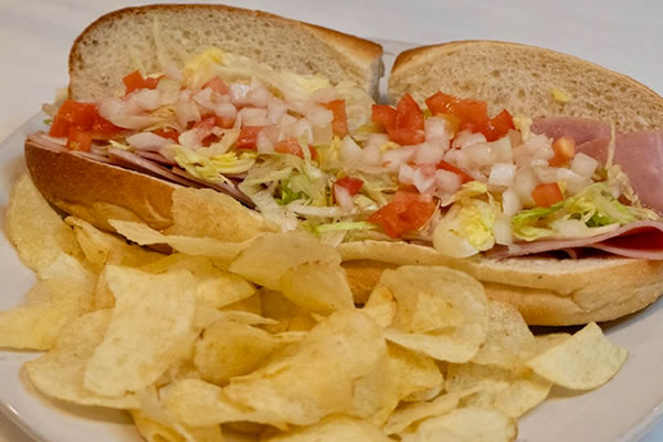 Ham and Cheese sub and sandwich at Broadway Ristorante and Pizzeria