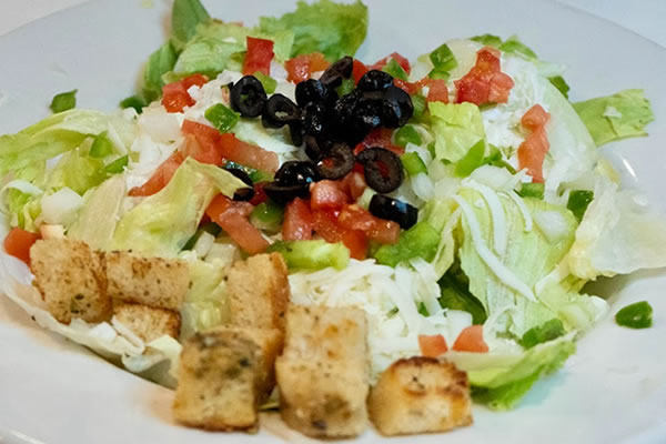 Large Tossed House Salad at Broadway Ristorante and Pizzeria