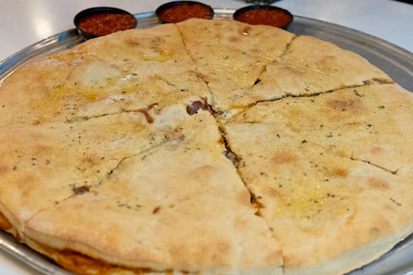Large Stuffed Meat Pizza at Broadway Ristorante and Pizzeria