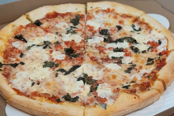 Margarita Pizza at Broadway Ristorante and Pizzeria