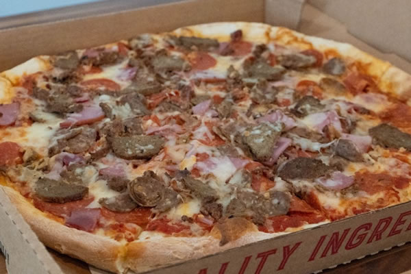 Meat Lover's Pizza at Broadway Ristorante and Pizzeria
