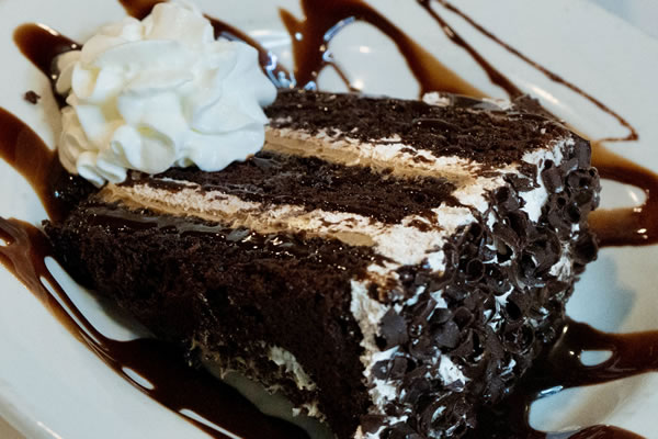 Milky Caramel Galaxy Cake Dessert at Broadway Ristorante and Pizzeria