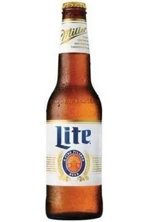 Miller Light Beer Bottle 12 oz