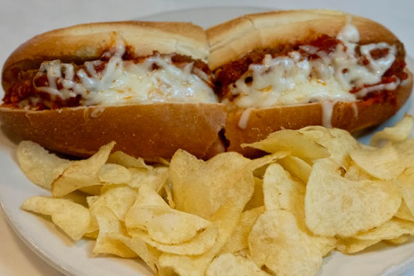 Parmigiana sub and sandwich at Broadway Ristorante and Pizzeria