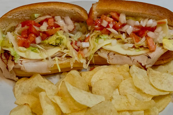 Turkey and Provolone Cheese sub and sandwich at Broadway Ristorante and Pizzeria